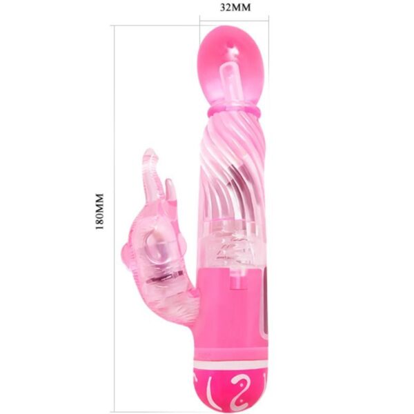 Baile - Vibrador Multivelocidad Con Estimulador Lila - Imagen 4