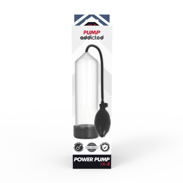 Pump Addicted - Bomba Erección Rx3 Transparente - Imagen 5
