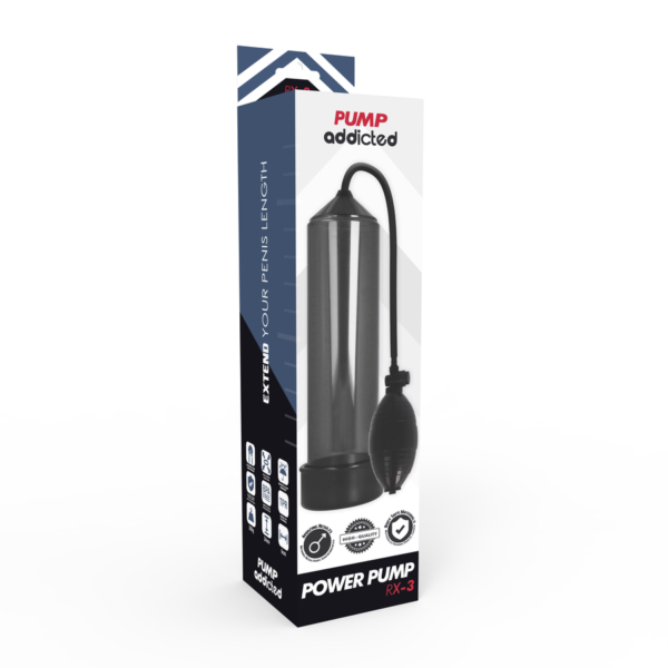 Pump Addicted - Rx3 Bomba Erección Negro - Imagen 6