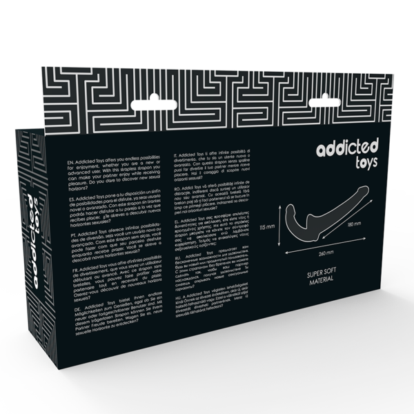 Addicted Toys - Dildo Con Arnés Sin Sujeción Natural - Imagen 6