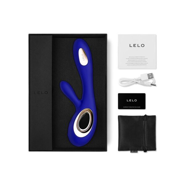 Lelo - Soraya Wave Vibrador Rabbit Midnight Azul - Imagen 3