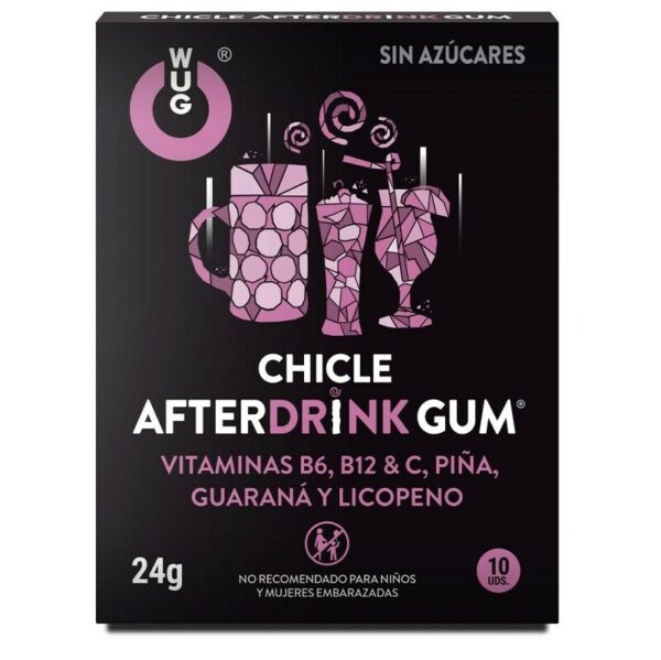 Wug Gum - After Drink Chicle Resaca 10 Unidades - Imagen 2