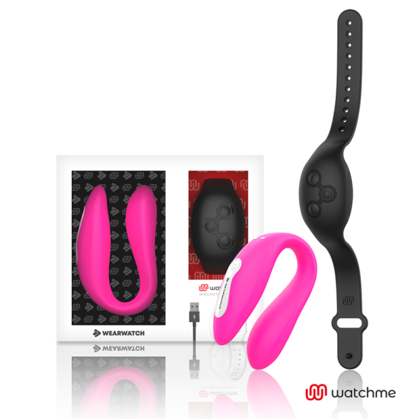 Wearwatch - Vibrador Dual Technology Watchme Fucsia /Azabache - Imagen 2