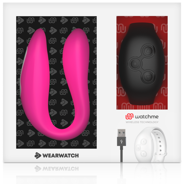 Wearwatch - Vibrador Dual Technology Watchme Fucsia /Azabache - Imagen 7