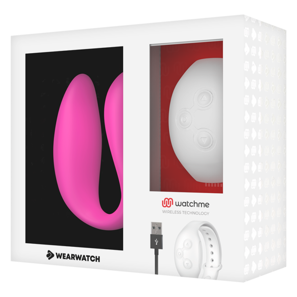 Wearwatch - Vibrador Dual Technology Watchme Fucsia / Níveo - Imagen 7