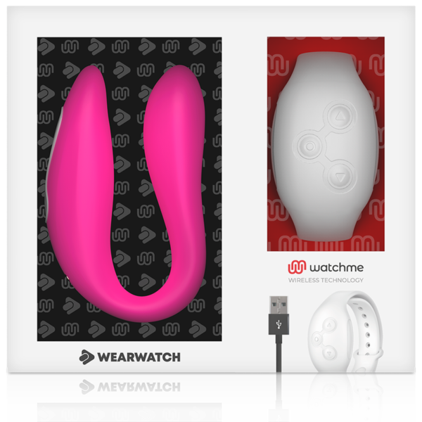 Wearwatch - Vibrador Dual Technology Watchme Fucsia / Níveo - Imagen 8