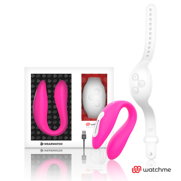 Wearwatch - Vibrador Dual Technology Watchme Fucsia / Níveo - Imagen 2