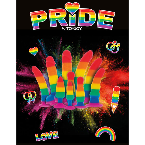 Pride - Plug Happy Stufer Bandera Lgbt 12 Cm - Imagen 3