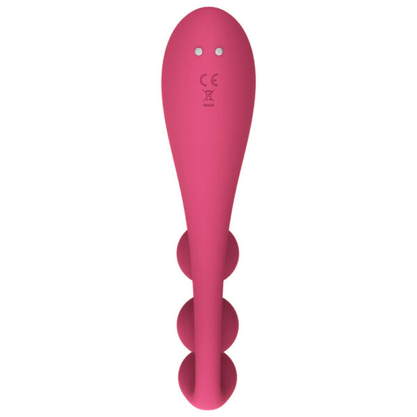 Satisfyer - Tri Ball 1 Multi Vibrador Rojo - Imagen 3