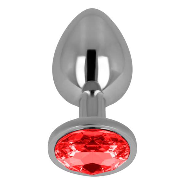Ohmama - Plug Anal Con Cristal Rojo 9 Cm - Imagen 3