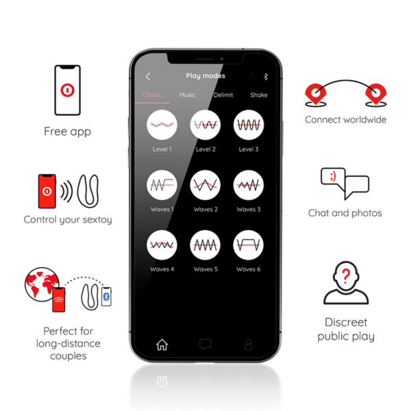 Oninder - Lisboa Estimulador Punto G & Clítoris Rosa - App Gratuita Rosa - Imagen 3