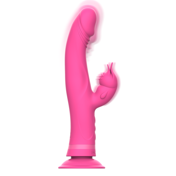Intense - Julio Vibrador Rabbit Silicona Rosa - Imagen 3