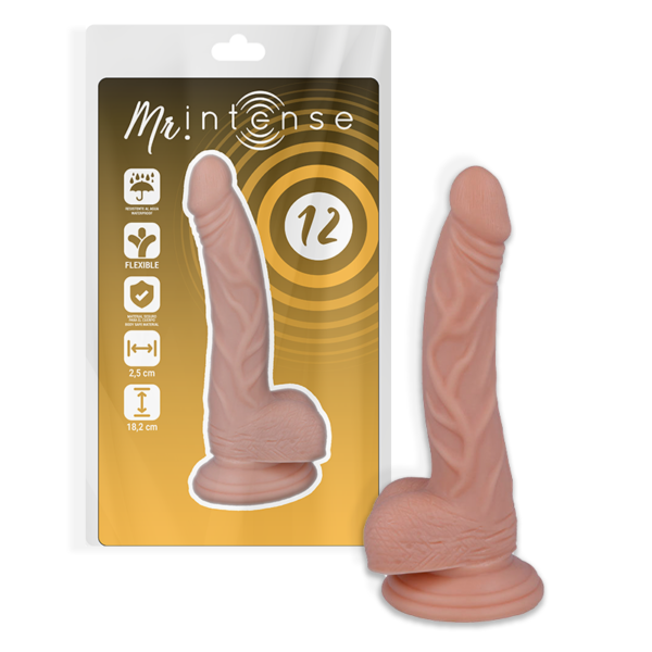 Mr Intense - 12 Pene Realistico 18.2 Cm -O- 2.5 Cm - Imagen 3