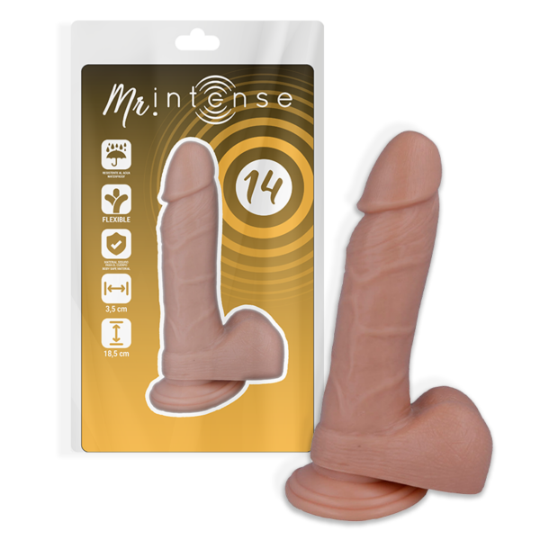 Mr Intense - 14 Pene Realistico 18.5 Cm -O- 3.8 Cm - Imagen 3