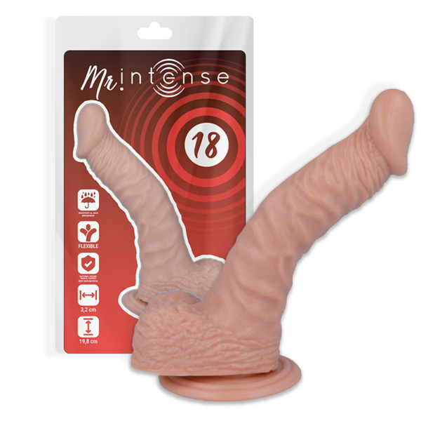 Mr Intense - 18 Pene Realistico 19.8 Cm -O- 3.2 Cm - Imagen 3