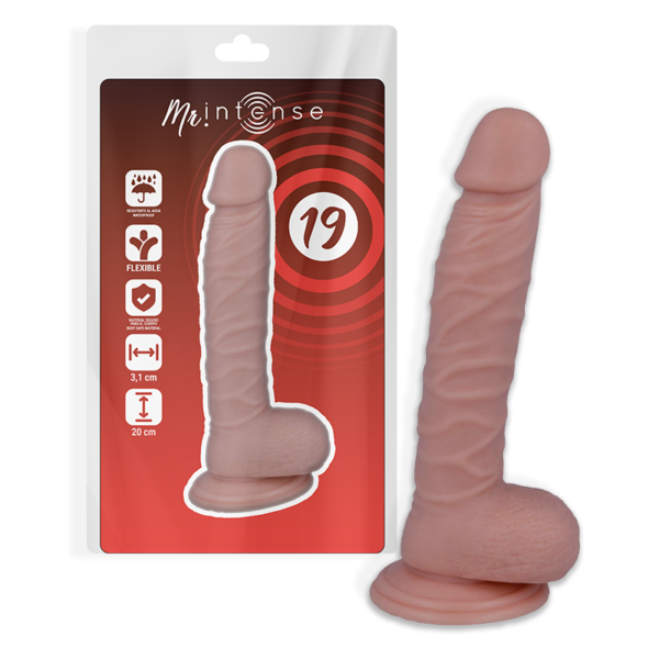Mr Intense - 19 Pene Realistico 20 Cm -O- 3.1 Cm - Imagen 3