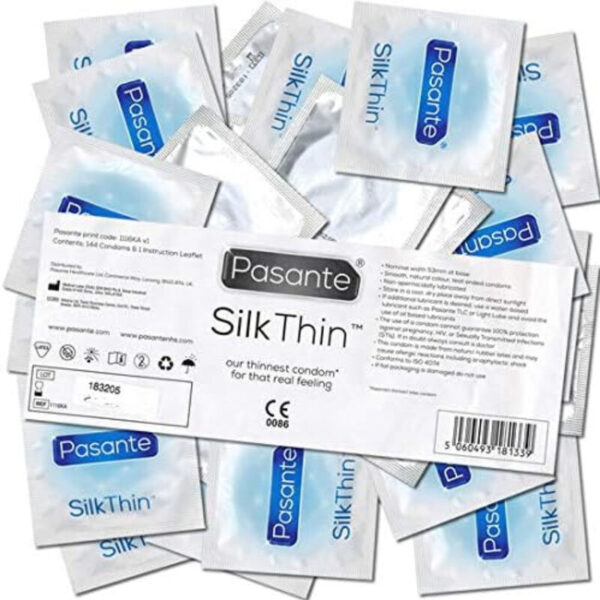 Pasante - Preservativo Silk Thin Ms Fino 144 Unidades - Imagen 3