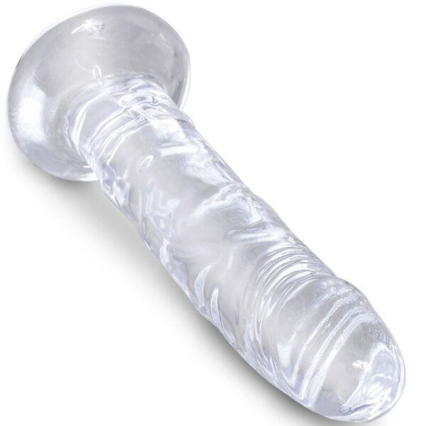 King Cock - Clear Pene Realistico 15.5 Cm Transparente - Imagen 3