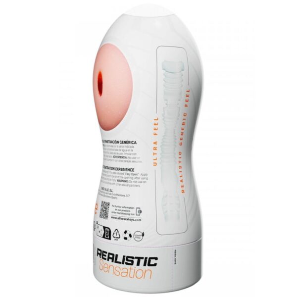Alive - Maxi Flex Masturbador Masculino Genérico Talla L - Imagen 3