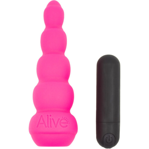 Alive - Lance Pro Estimulador & Vibrador Anal Rosa - Imagen 3