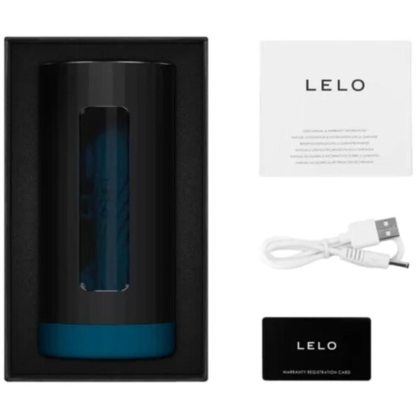 Lelo - F1S V3 Masturbador Masculino Verde Azulado Xl - Imagen 3
