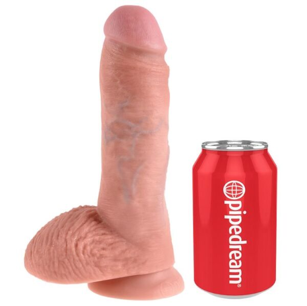 King Cock - 8 Pene Realistico Natural 20.3 Cm - Imagen 3