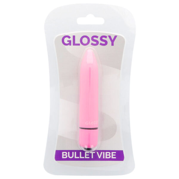 Glossy - Thin Vibrador Rosa Intenso - Imagen 3