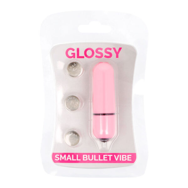 Glossy - Small Bala Vibradora Rosa - Imagen 3