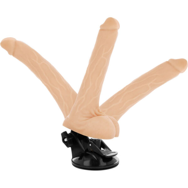 Basecock - Vibrador Articulable Control Remoto Natural 18.5 Cm -O- 4 Cm - Imagen 3