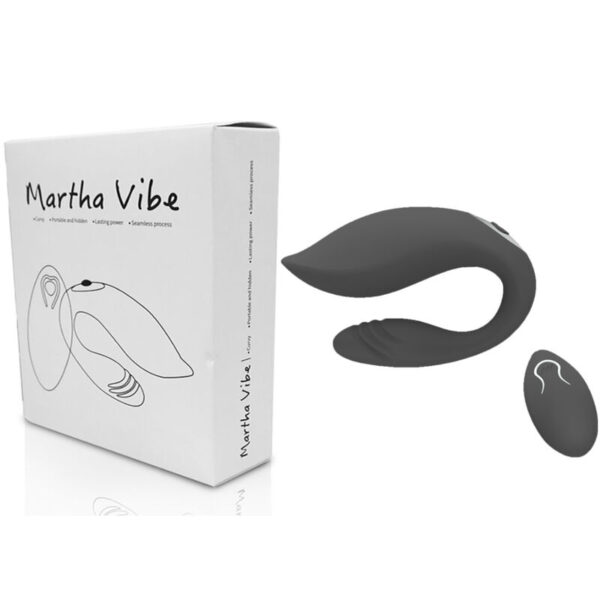 Armony - Martha Vibrador Para Parejas Control Remoto Negro - Imagen 5