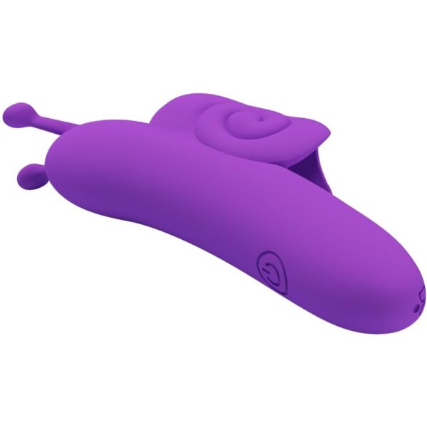 Pretty Love - Snail Poderoso Estimulador De Dedo Morado - Imagen 4