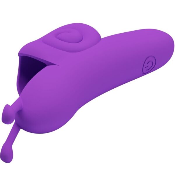 Pretty Love - Snail Poderoso Estimulador De Dedo Morado - Imagen 3