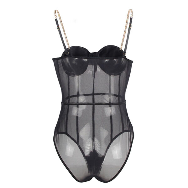 Subblime - Body Tirantas Cadena Negro S/M - Imagen 6