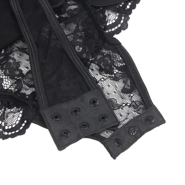 Subblime - Teddy Con Liga Detalle Encajes Y Tiras Negro S/M - Imagen 5