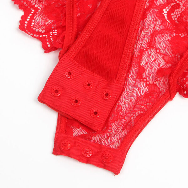 Subblime - Teddy Con Liga Detalle Encaje Y Tiras Rojo L/Xl - Imagen 11