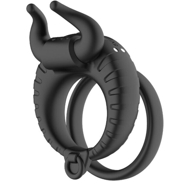 Armony - Bull'S Pasion Anillo Vibrador 10 Velocidades Negro - Imagen 3