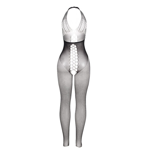 Subblime - 951832 Bodystocking Espalda Abierta Y Detalles Entrecruzados Negro Talla Única - Imagen 4