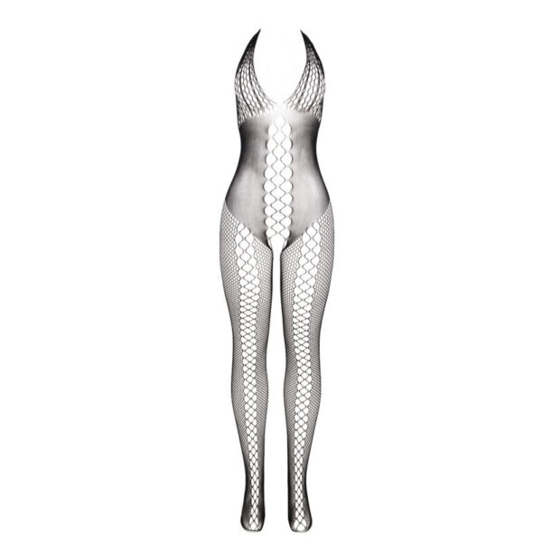Subblime - 951832 Bodystocking Espalda Abierta Y Detalles Entrecruzados Negro Talla Única - Imagen 6