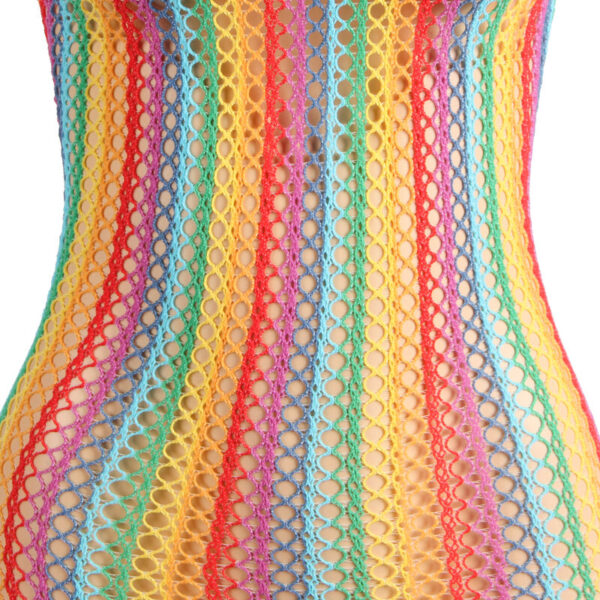 Subblime - 952341 Bodystocking De Rejilla Arcoiris Talla Única - Imagen 8