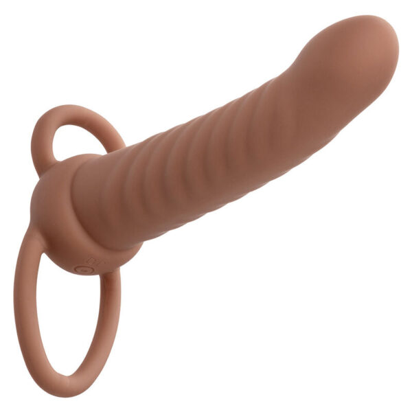 Calexotics - Maxx Doble Penetrador Acanalado 10 Vibraciones Mulato - Imagen 2