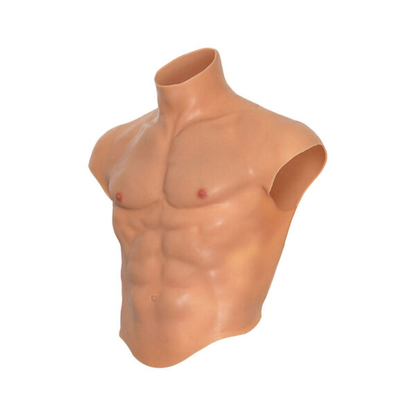 Hidden Desire - Alter Ego Camiseta Silicona Torso Masculino Con Abdominales Natural - Imagen 2
