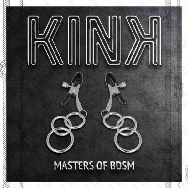 Kink - Pinzas Para Pezones Con 3 Aros 6 Cm - Imagen 5