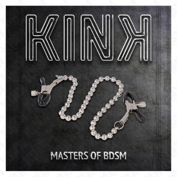 Kink - Pinzas Para Pezones Con Cadena De Bolas 30 Cm - Imagen 5
