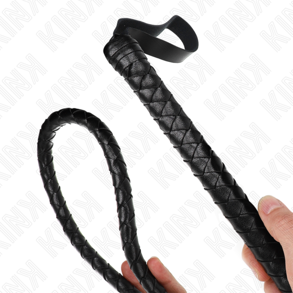 Kink - Látigo De Serpiente Largo Negro 210 Cm - Imagen 4