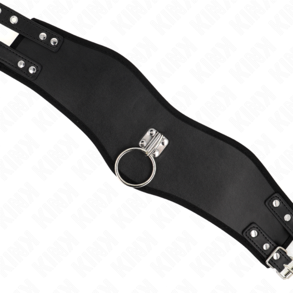 Kink - Collar Con Correa 65 Cm Ancho Negro Ajustable 40-55 Cm X 10 Cm - Imagen 5