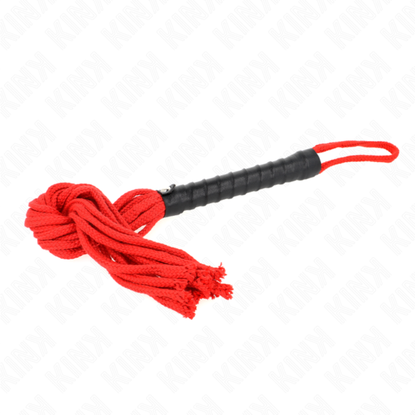 Kink - Látigo De Cuerda Rojo 56 Cm - Imagen 2