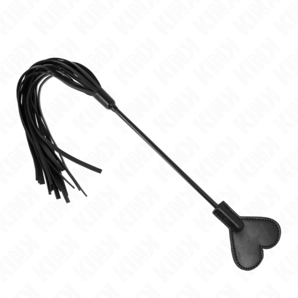 Kink - Látigo De Gama Con Paleta Corazón 35 Cm - Imagen 2