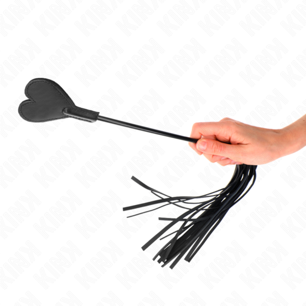 Kink - Látigo De Gama Con Paleta Corazón 35 Cm - Imagen 3
