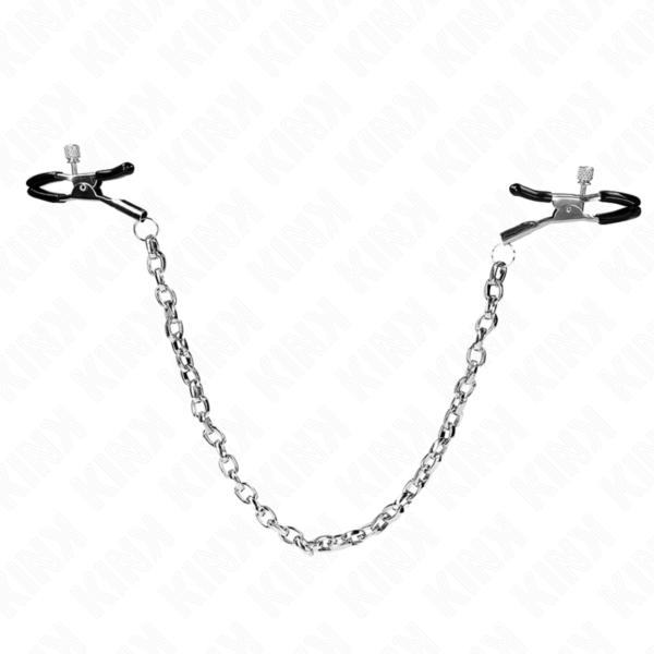 Kink - Pinzas Para Pezones Con Cadena Gruesa 30 Cm - Imagen 2