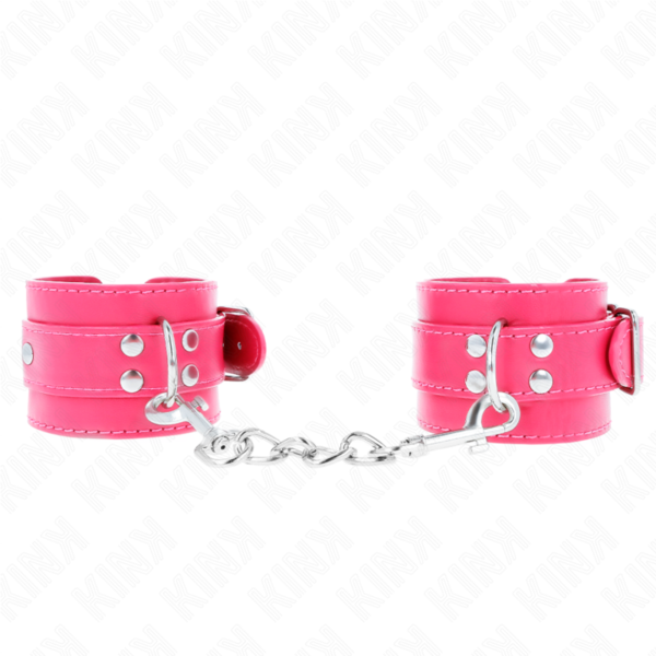 Kink - Muñequeras Fucsia Con Detalles En Fucsia Ajustable 20-28 Cm X 5.5 Cm